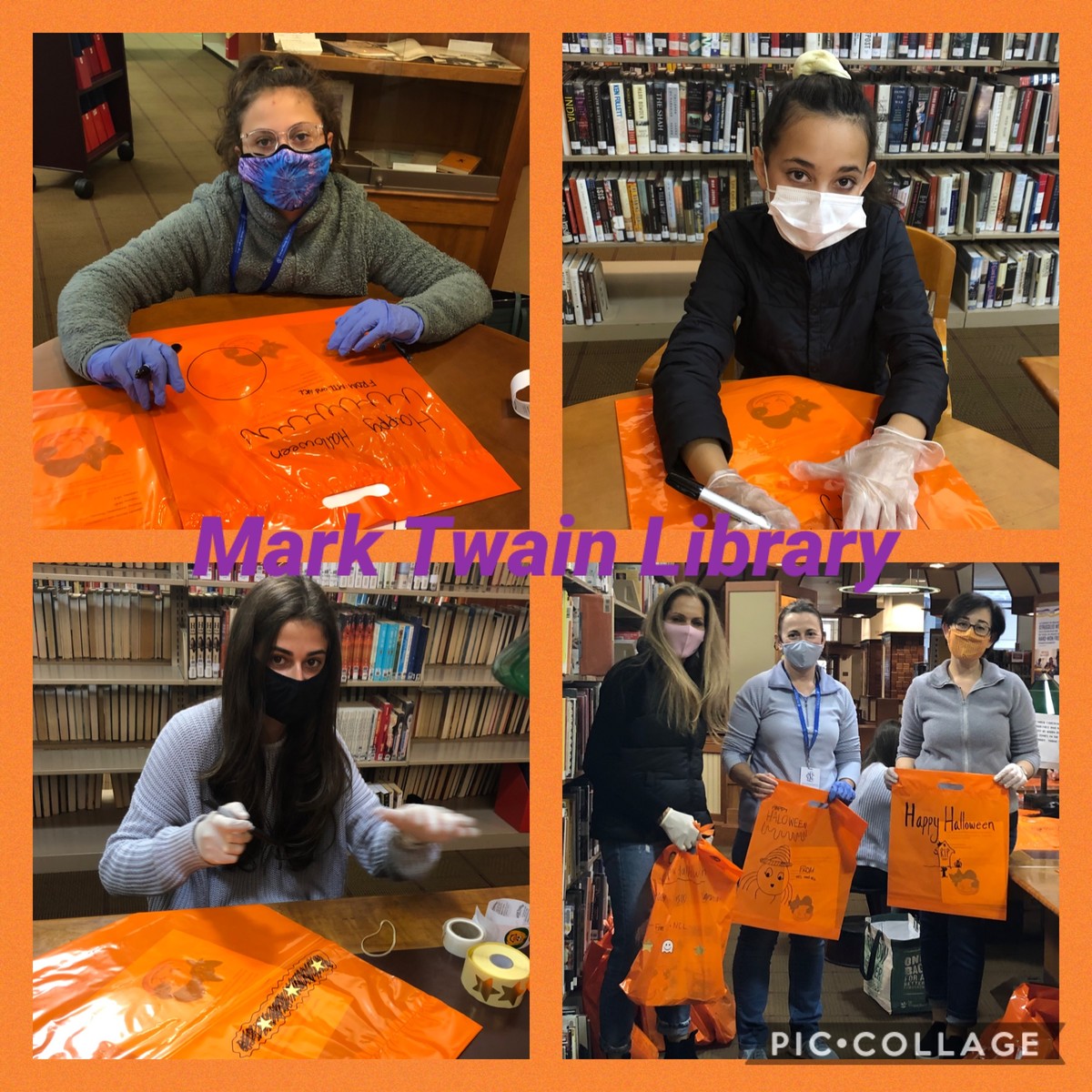 Mark Twain Library Goodie Bag Making